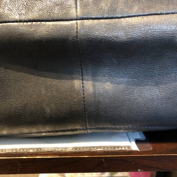 botkier Gray Leather & Animal Hair Satchel - Picture 7 of 8